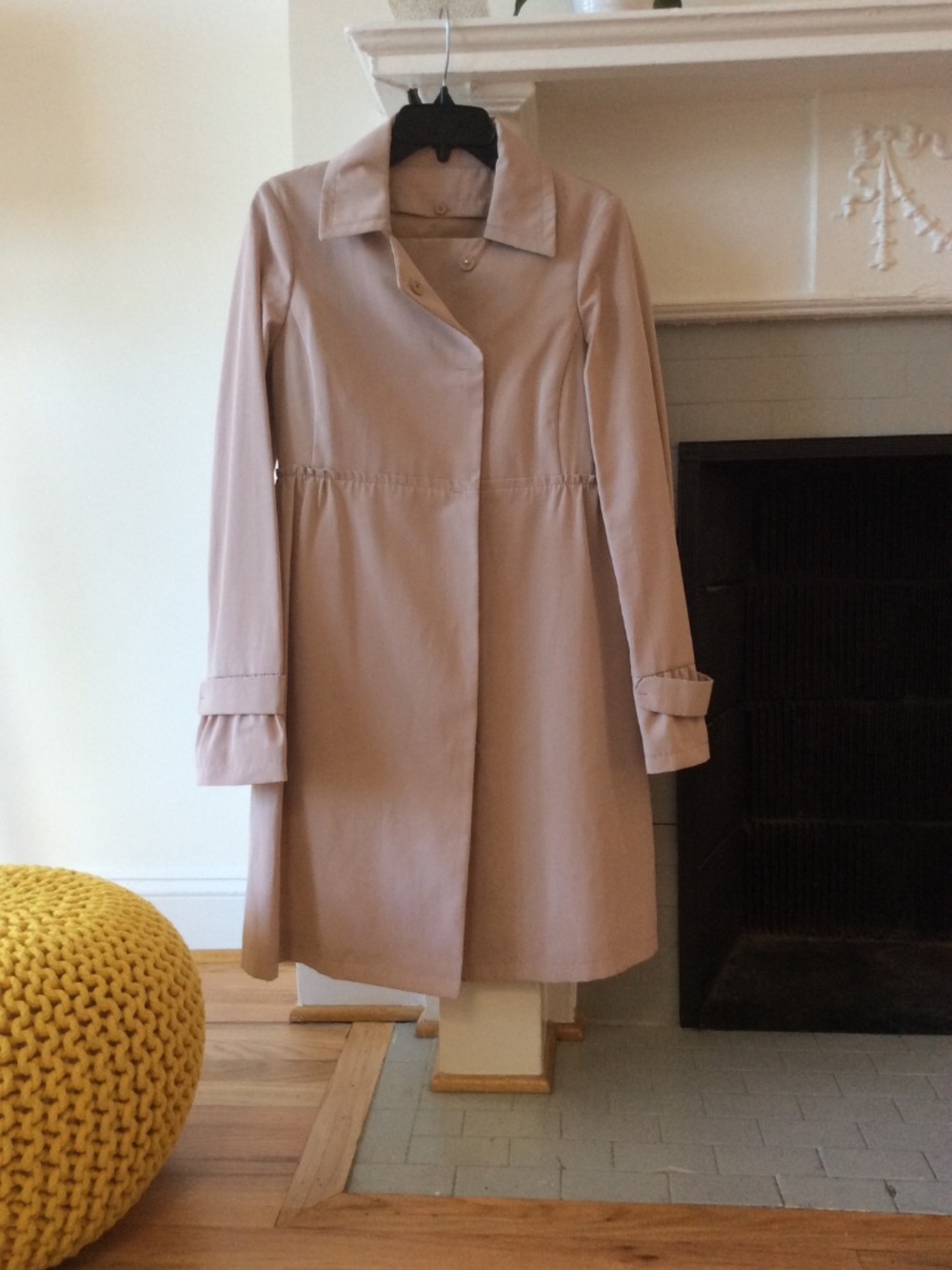 NEW Trench Coat MAX&Co (by MaxMara) Removable Padded Lining Size US 6